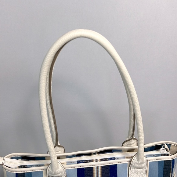 Brighton Cruz Nave/Blue/Tan/Cream Tote Bag - Picture 7 of 16